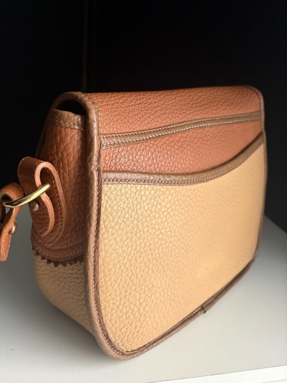 Dooney and Bourke awl Leather Teton Multi Color Crossbody - Picture 9 of 16